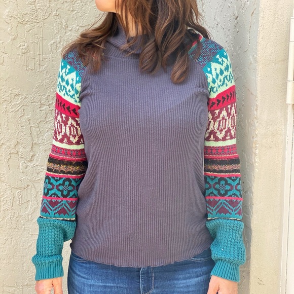 Free People Tops - Free People Cowl Turtleneck Sweater 💕